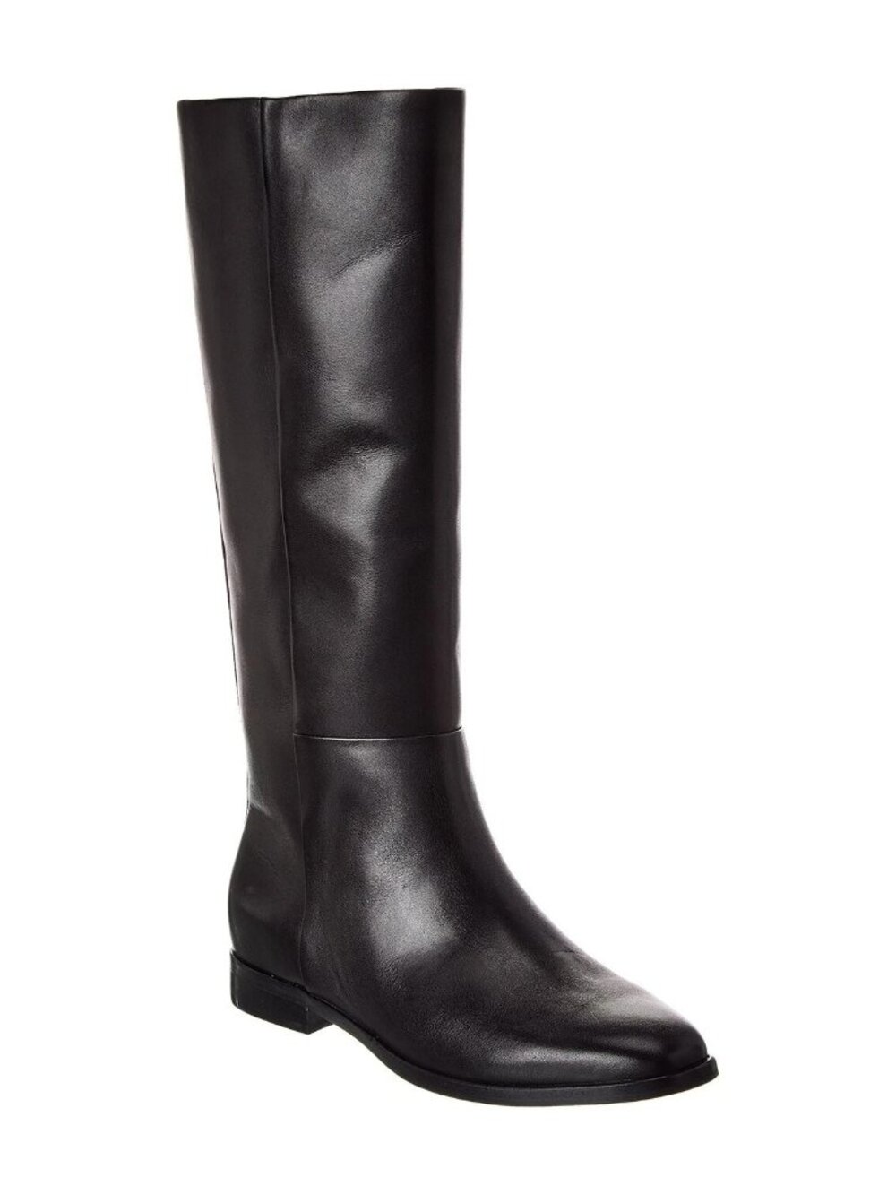 New! Vince Martell Knee High Boot Leather Black Size 10 M DD464A